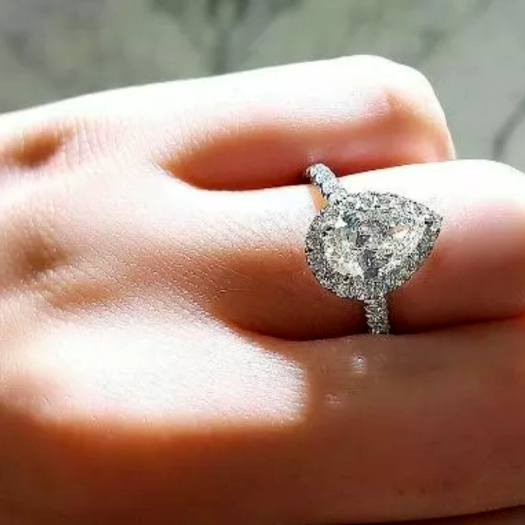 Anillo De Acero Inoxidable Para Mujer Woman Boda Fiesta Sortija De Gift Jewelry
