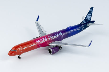 1:400 NG Model Alaska Airlines AIRBUS A321neo Passenger Airplane Diecast Model