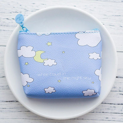 Lady Fruits Pouch Bag Small Wallet PU Leather Women's Cash Money Card Coin Purse