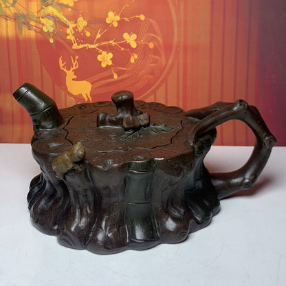 Vintage Chinese Yixing Purple Clay Teapot Zisha Ceremony Nice Teaware Collection