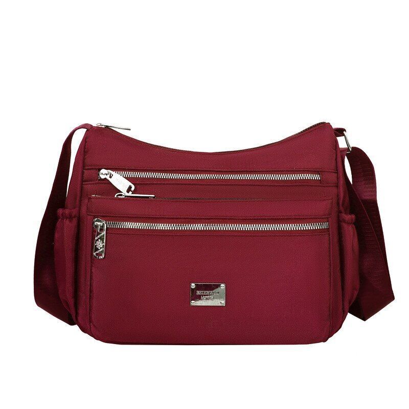 Women Shoulder Bag Waterproof Oxford Handbag Crossbody Soft Tote Purse 22*8*17CM
