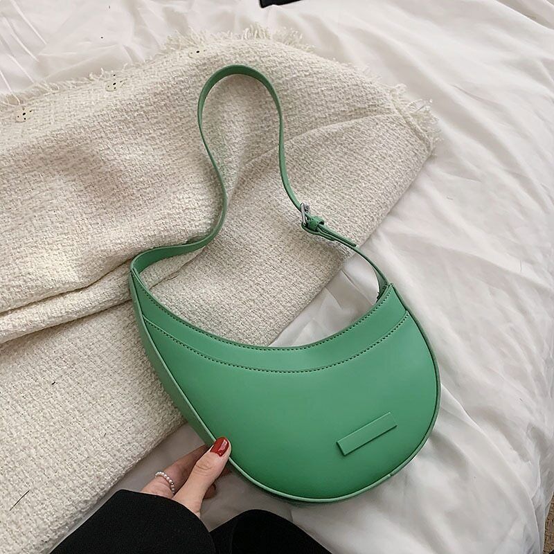 Women Shoulder Bag PU Leather Purse and Handbag Shopper Underarm Bag