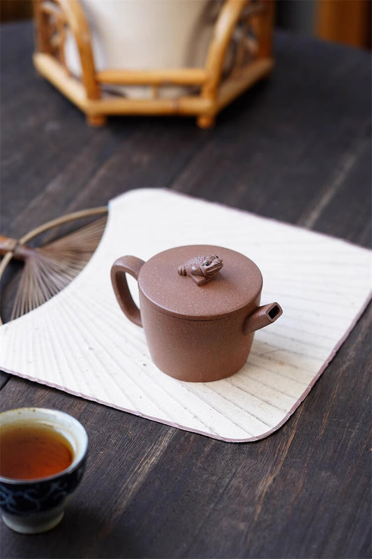 140cc chinese Yixing Handmade Zisha teapot Duan ni JinChan Gongfu HU Tea Pot