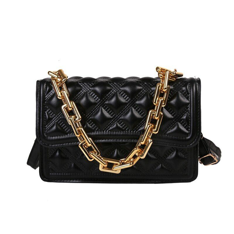 Summer Chain Bags Korean Fashion One-shoulder Small Square Messenger Bags Female