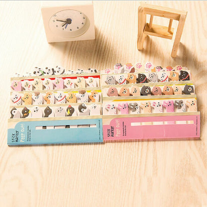 Sticky Notes 1PCS Cute Kawaii Cartoon Animals Cat Panda Dog Memo Pad Notebook