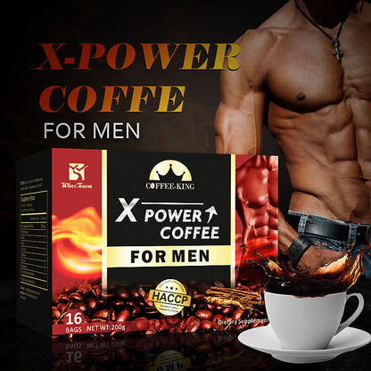 Sexual Desire Man's X Power Coffee Promote Erection Energy for Men