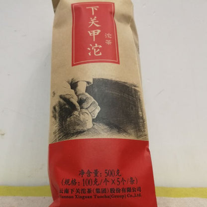 Xiaguan Jia Tuo Cha * 2007 Yunnan Raw Pu'er Tea Tuocha Grade A Sheng Puer 500g