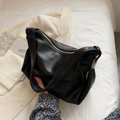 Soft Surface Large Bag Summer Fashion Underarm Purses Shoulder Bags 28*13*19 CM