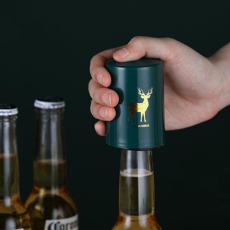 Nymph Creative Magnetic Automatic Beer Bottle Opener Kitchen Stainless Steel Pre