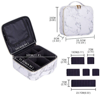 Marble Cosmetic Bag Storage Multi Functional Portable Traveling Makeup Cases 1PC