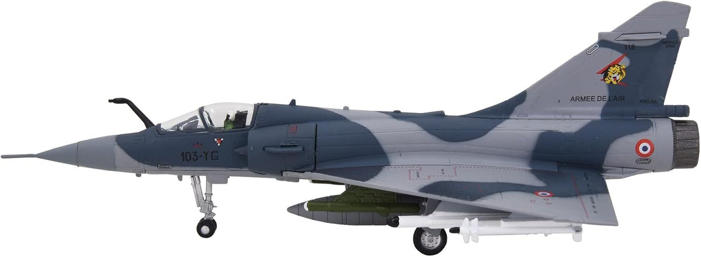 1:100 Dassault Mirage 2000 Metal Fighter Plane Model Military Airplane Model