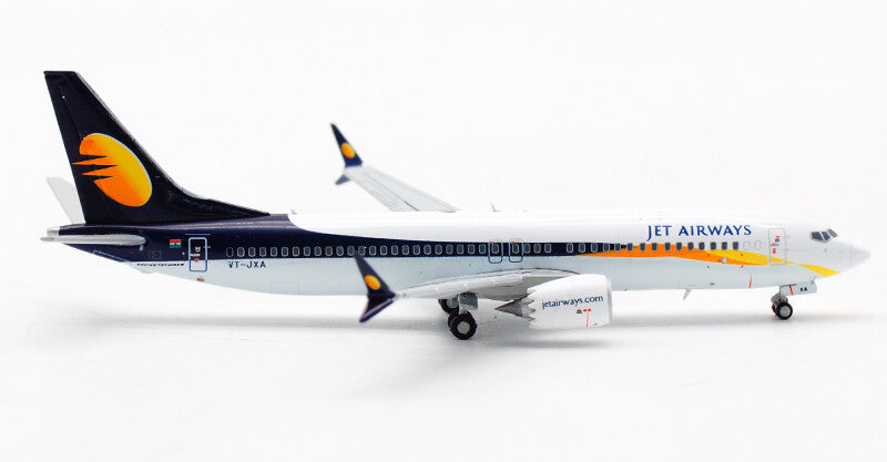 JC Wings JET AIRWAYS for BOEING 737-8MAX VT-JXA 1/400 diecast model aircraft