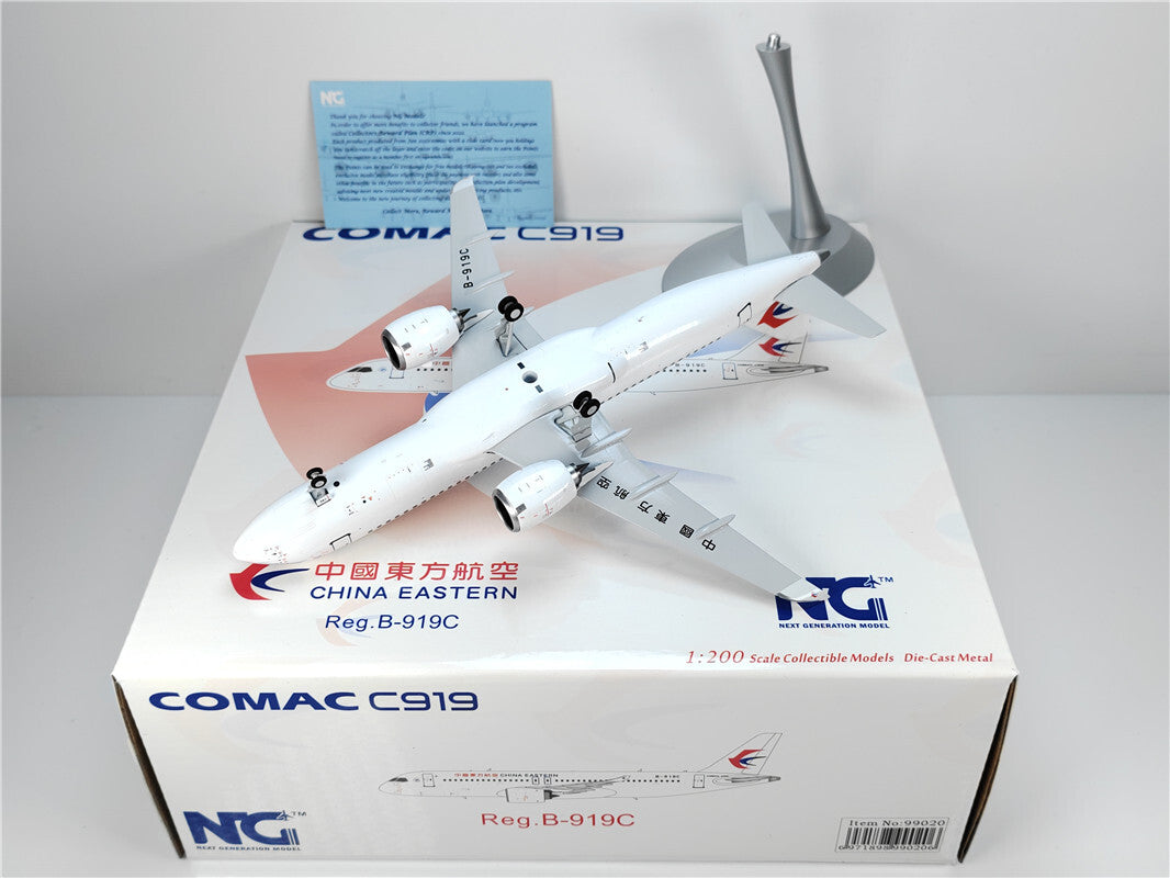 1:200 NG Model CHINA EASTERN COMAC C919 Passenger Plane Diecast Aircraft Model