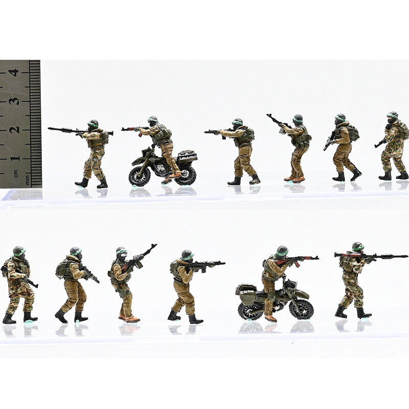 1/72 Middle Eastern Elite Soldiers 6 Soldier Model