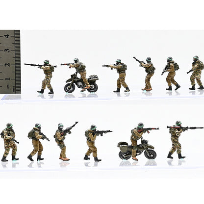 1/72 Middle Eastern Elite Soldiers 6 Soldier Model