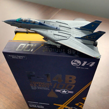 S14 1/144 F-14B Fighter Alloy Model Male Cat VF-32 Swordsman AC100 2005