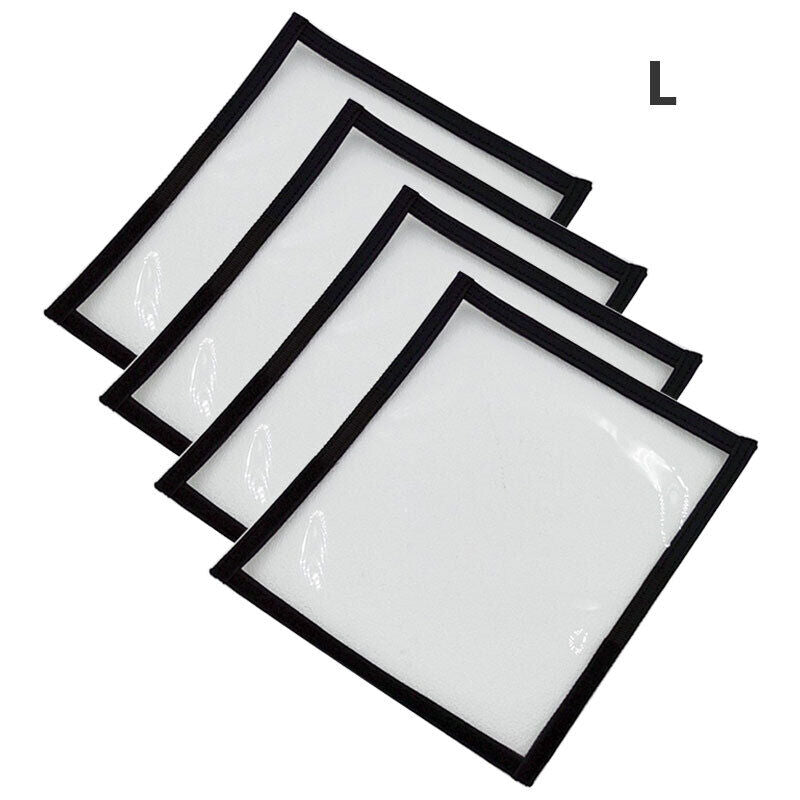4x PVC Fishing Lure Wraps Hook Protective Cover Clear Fishing Bait Storage Bag