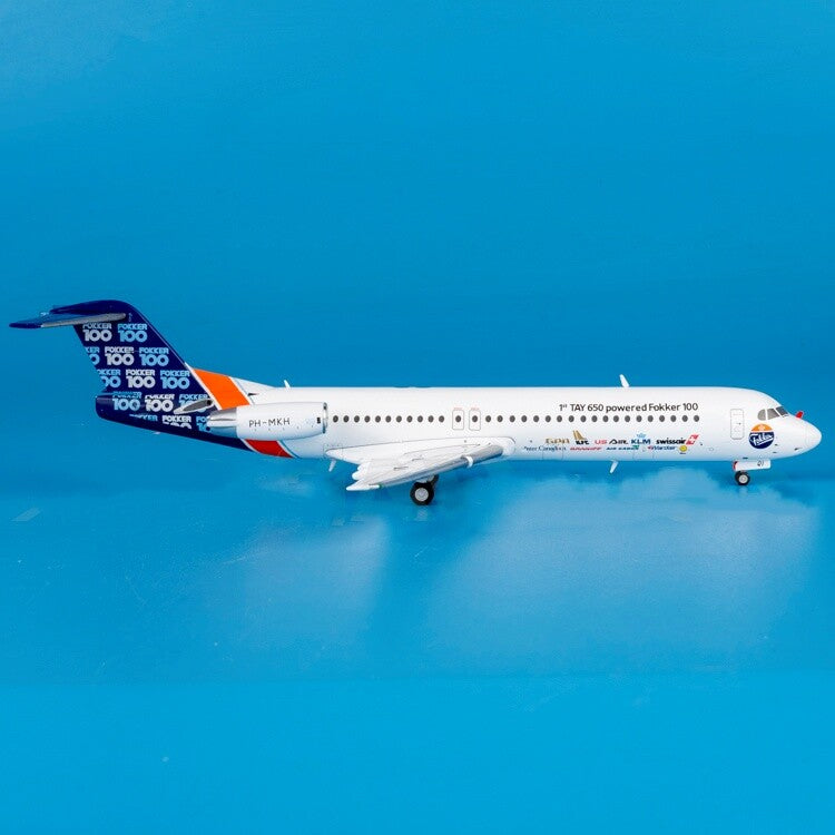 1:200 Geminijets Fokker TAY 650 powered Fokker 100 Airplane Diecast Model