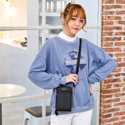 Women Leather Shoulder Bags Large Capacity Crossbody Bags Handbag Phone Purse