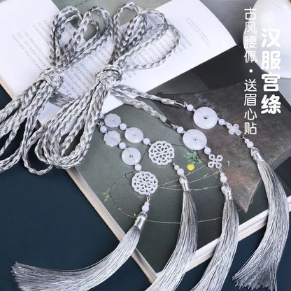Waist Chain Ancient Style Hanfu Palace Belt Rope Tassel Pendant Pendant Female