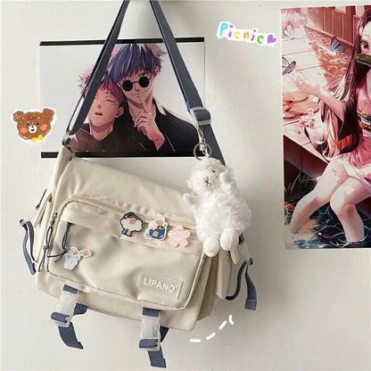 Bag Handbags School Single Shoulder Girl Student Postman Women's