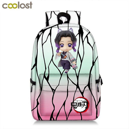 Backpack Waterproof Student School Bag Bookbag Cosplay Travel Fashion Red Purple