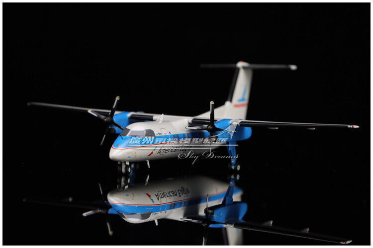 1:200 GeminiJets American Eagle Bombardier Dash 8 Q100 Airplane Diecast Model