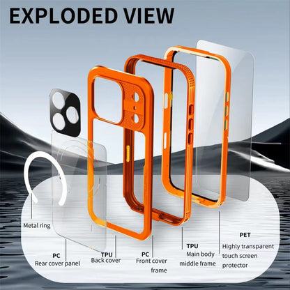 RedPepper Mars Waterproof Case for IPhone 17 Pro Max IP68 Waterproof Diving Case