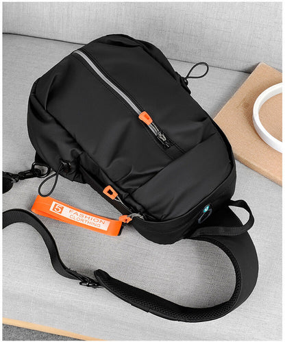 Men Women Sling Bag Chest Fanny Packs Cross Body Small Shoulder Travel Backpack