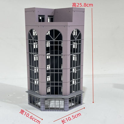 HO Scale 1/87 Building Model Railroad Layout Office House Scene Model