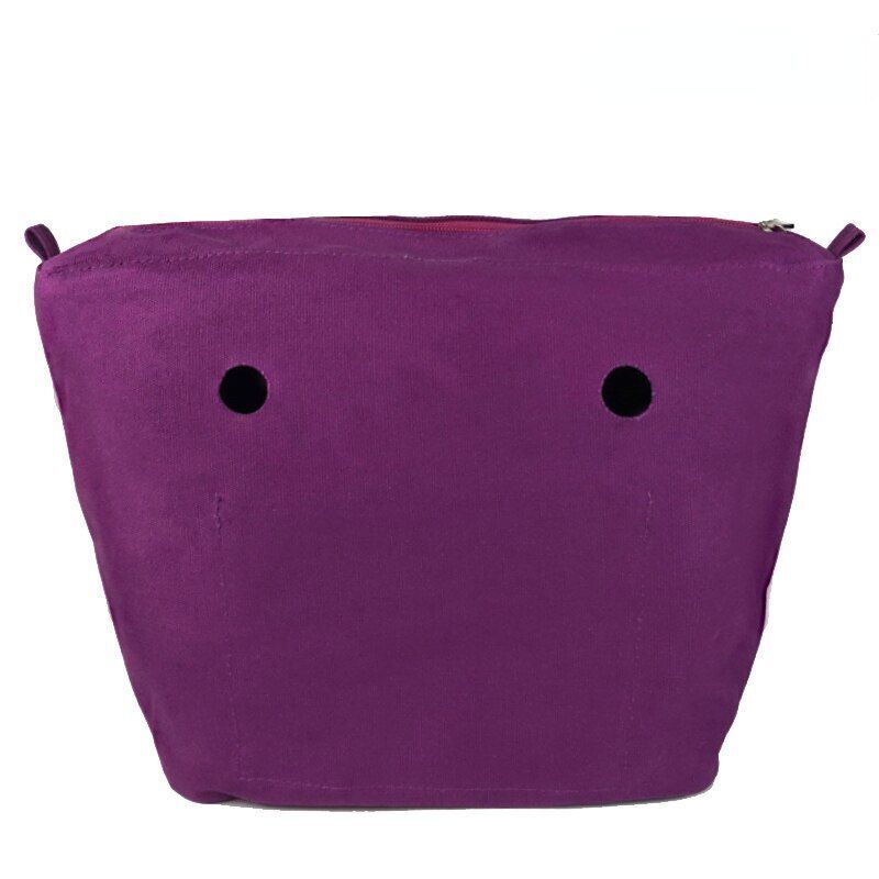Waterproof Handbag Inner Lining Zipper Pocket Silicone Purse Canvas Accessories