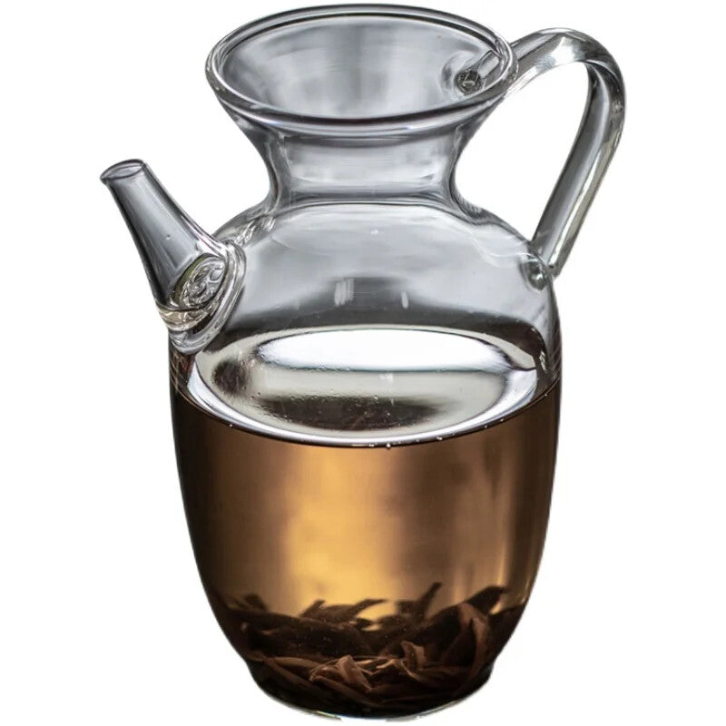 Retro Heat-resistant Glass Teapot Green Tea Drinkware Filter Tea Service