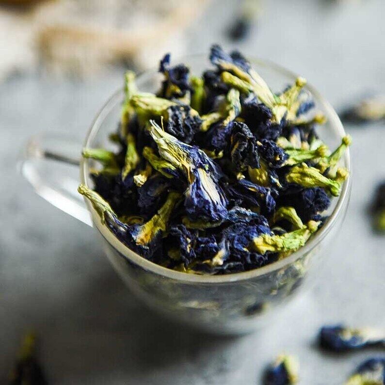 250g Dried Blue Butterfly Pea Flower Tea Herbal Tea Butterfly Clitoria ternatea