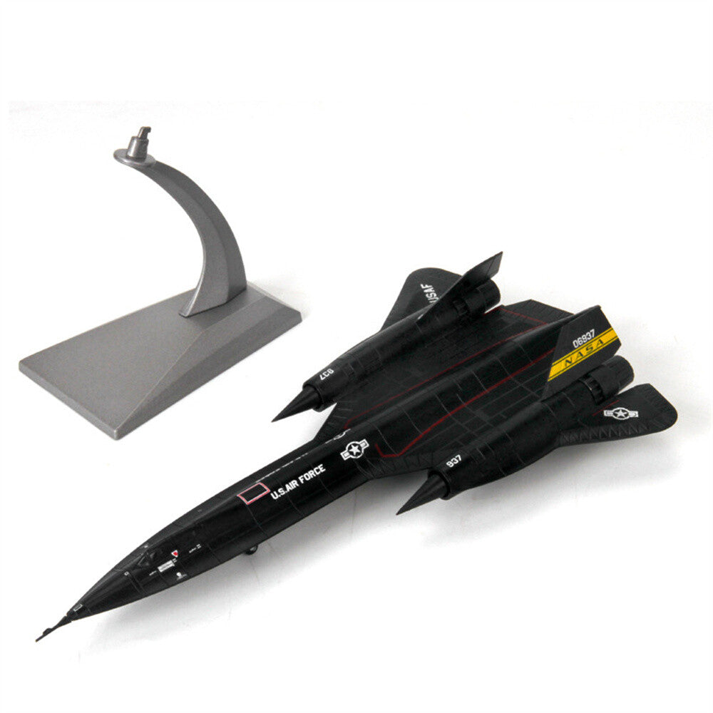 1:144 SR-71 Aircraft Alloy Fighter Airplane Model Simulation Ornaments Display