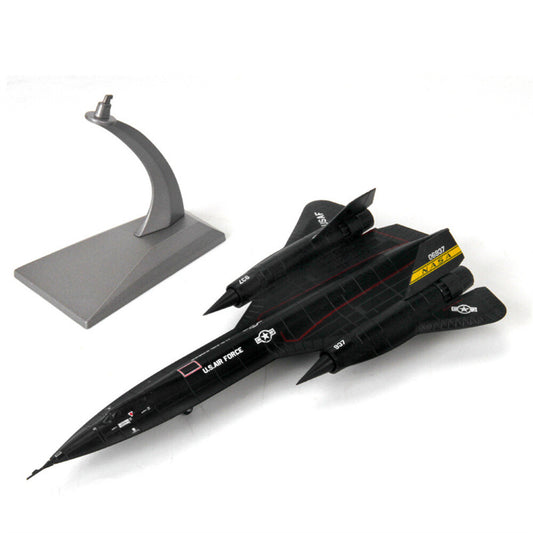 1:144 SR-71 Aircraft Alloy Fighter Airplane Model Simulation Ornaments Display