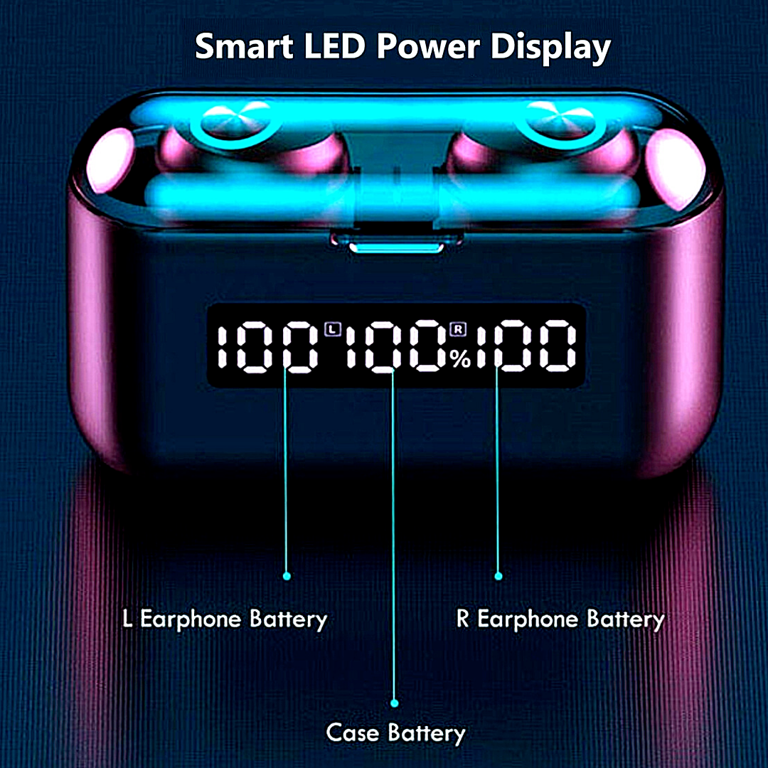 Mini Headphone Bluetooth 5.0 Headset Waterproof Noise Reduction Wireless Earbuds