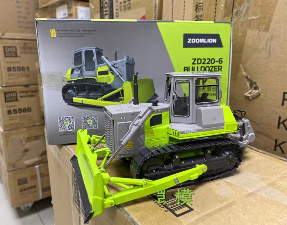 1:35 ZOOMLION ZD220-6 Tracked bulldozer Construction Machine Diecast Model