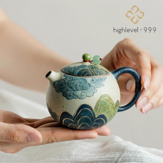 Retro Ceramics Xishi Pot Teapot 150ml 5oz Kungfu Tea Set Tea Infuser
