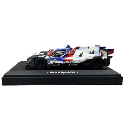 1/45 Scale 2024 BMW M Hybrid V8 Model Car Metal Diecast Toy Cars Collection Blue