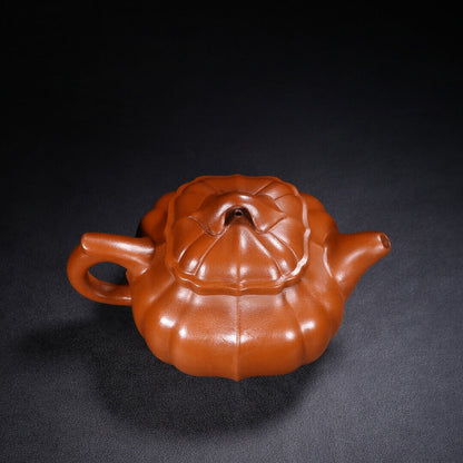 Chinese Yixing Zisha Clay Handmade Exquisite Teapot（四方筋纹 底款：施小马）