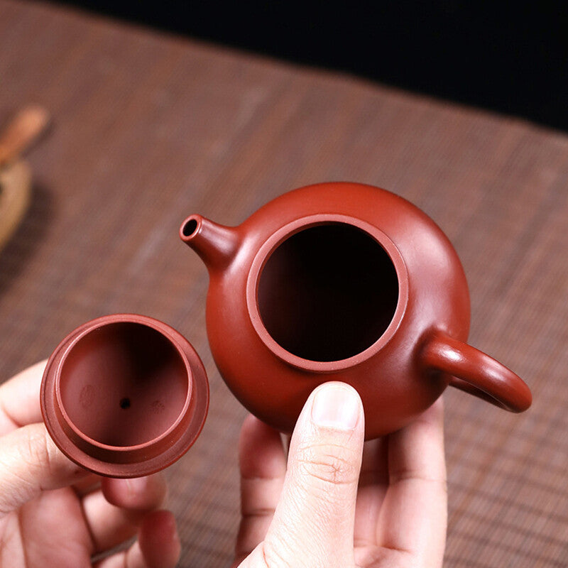 150ml Chinese Yixing Zisha Pottery Dahongpao Clay Rongtian Pot Teapot Tea Pot