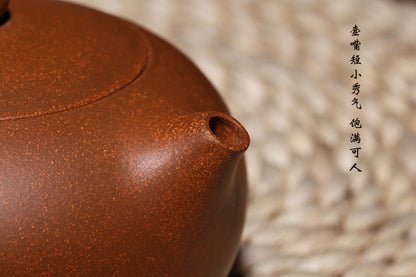 Tea Pot Chinese Yixing Zisha Duan Clay Full Handmade Marked Xishi Tea Pot 250ml
