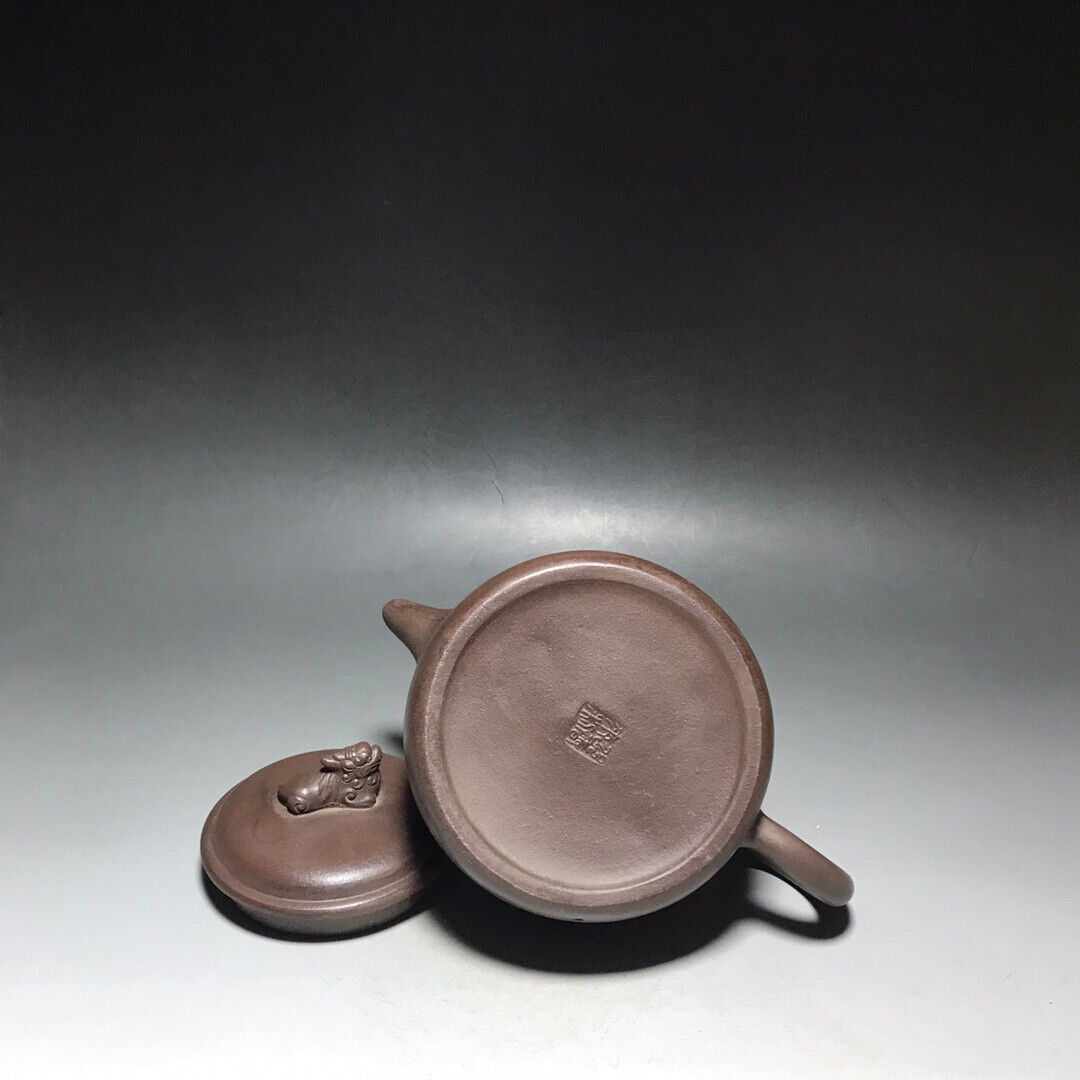 Chinese Yixing Zisha Clay Handmade Exquisite Teapot（貔貅德钟 底款：邵景南）