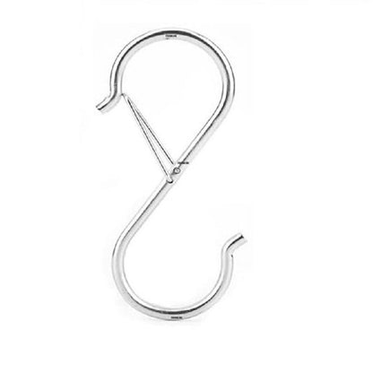 Hanging Hooks 10-100Pcs Metal S-Shaped Hanger Heavy Duty Clasp Pot Storage Rack