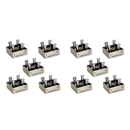 New 10X KBPC5010 -55~150°C 1000V Metal Case Single Phase Diode Bridge Rectifier