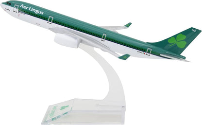 1:400 A330-300 Ireland AER Lingus Metal Airplane Model Plane Plane Model Green