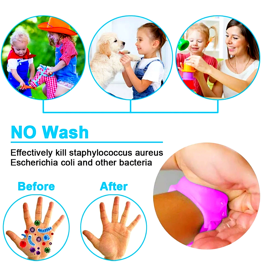 Portable Silicone Soap Bracelet Wristband Hand Dispenser Band Squeeze Bottles X3