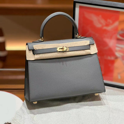 19/22/25/28 Real Leather Flap Handbag Tote Briefcase Fashion Purse Shoulder Bag