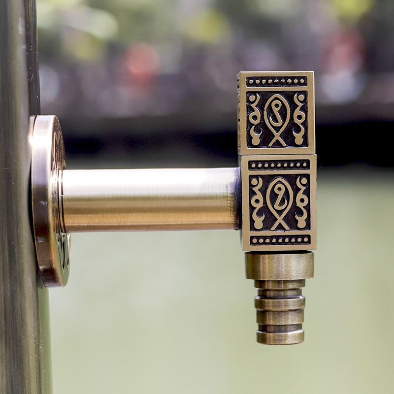 Decorative Garden Faucet Brass Animal Shape Bibcock Retro Tap Bathroom Accessory