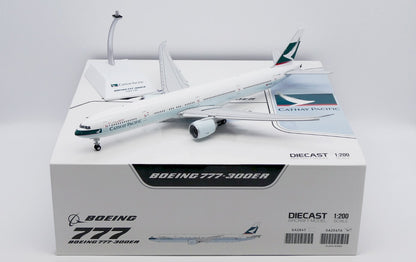 1:200 JC Wings Cathay Pacific BOEING 777-300ER Flap Down Airplane Diecast Model